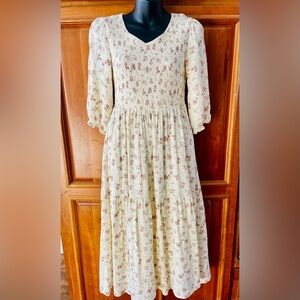 Inherit Clothing Company elegant floral smocked dress
